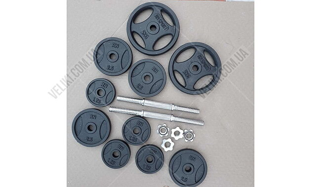 Набор RN-Sport Quatro-GRIP 50 кг - дополнительное фото 4