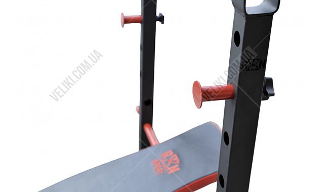 Скамья для жима RN-Sport ReadMeBlack + Штанга RN-Sport 100 кг - дополнительное фото 4