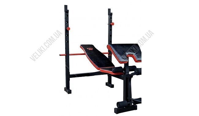 Скамья для жима RN-Sport ReadMeBlack + Штанга RN-Sport 100 кг - дополнительное фото 6