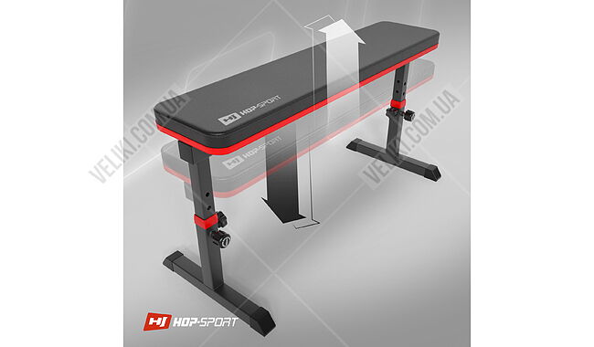 Скамья для жима Hop-Sport HS-1025 PRO - дополнительное фото 5