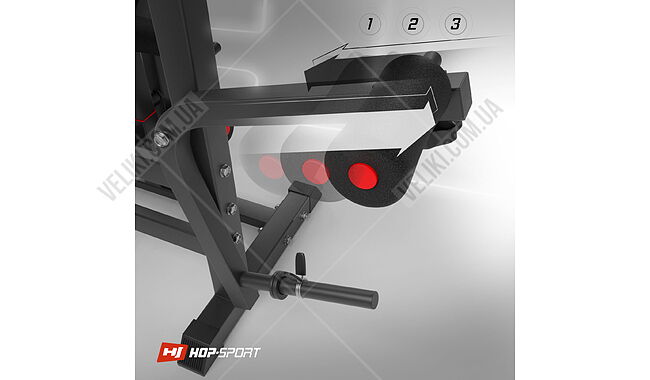 Скамья для жима Hop-Sport HS-1075 PRO - дополнительное фото 4