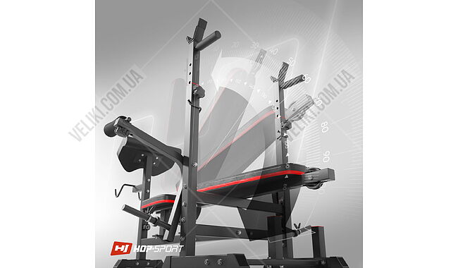 Скамья для жима Hop-Sport HS-1075 PRO - дополнительное фото 8