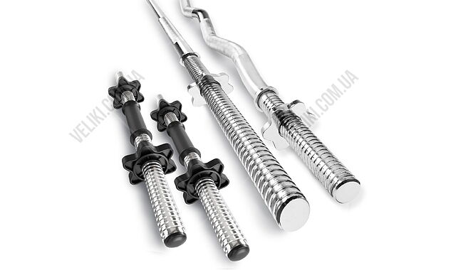 Скамья HS-1080 + Набор Hop-Sport Premium 105 кг - дополнительное фото 2