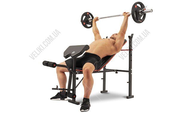 Скамья HS-1055 PRO + Набор Hop-Sport Premium 75 кг - дополнительное фото 5
