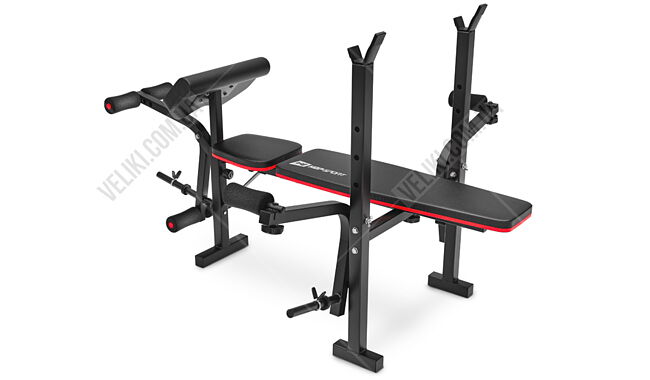 Скамья HS-1055 PRO + Набор Hop-Sport Premium 69 кг - дополнительное фото 2