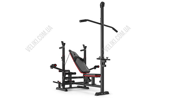 Скамья HS-1075 PRO + Набор Hop-Sport Premium 135 кг - дополнительное фото 4