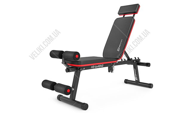 Скамья HS-2040 HB + Набор Hop-Sport Premium 105 кг - дополнительное фото 4