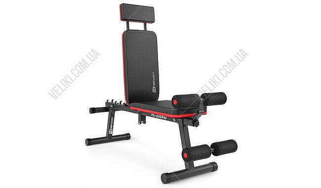 Скамья HS-2040 HB + Набор Hop-Sport Premium 105 кг - дополнительное фото 5