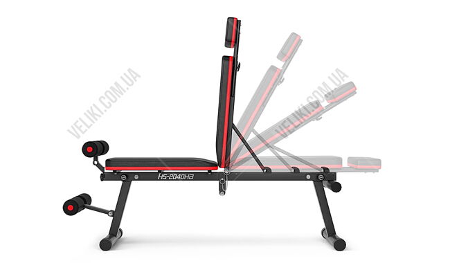 Скамья HS-2040 HB + Набор Hop-Sport Premium 69 кг - дополнительное фото 3