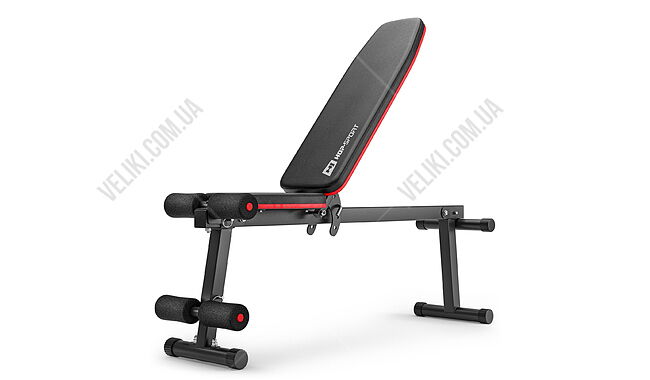 Скамья HS-1010 PRO + Набор Hop-Sport Premium 39 кг - дополнительное фото 2