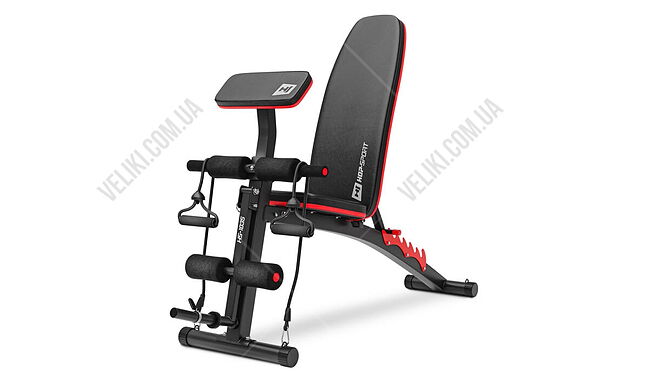 Скамья HS-1035 + Набор Hop-Sport Premium 59 кг - дополнительное фото 1
