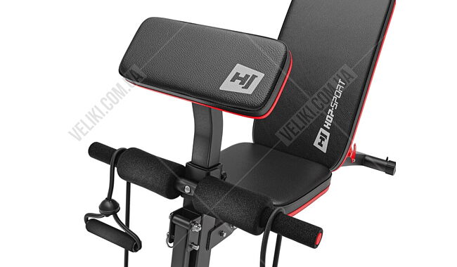 Скамья HS-1035 + Набор Hop-Sport Premium 59 кг - дополнительное фото 4