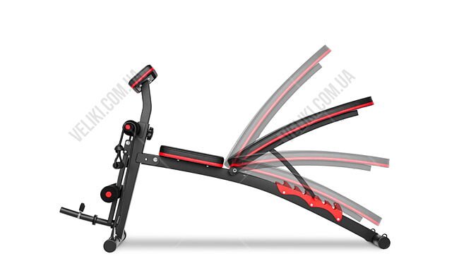 Скамья HS-1035 + Набор Hop-Sport Premium 39 кг - дополнительное фото 3