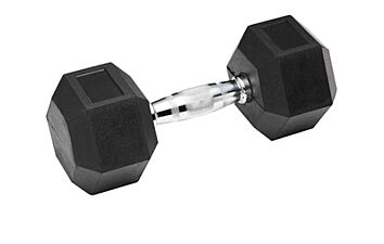 Гантель SPART Rubber Hexagon Dumbbell 65 кг
