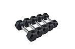 Гантель SPART Rubber Hexagon Dumbbell 65 кг - дополнительное фото 1