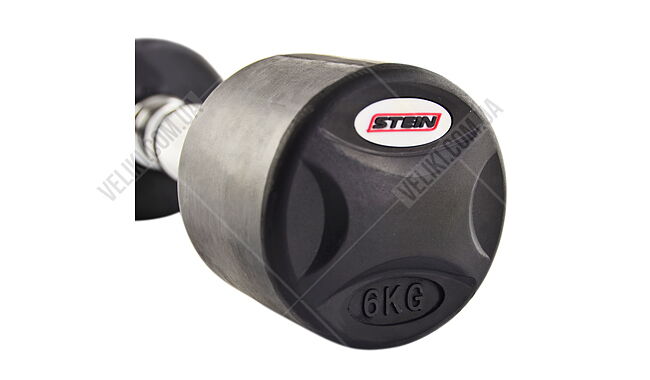 Гантель Stein Rubber Dumbbell 6 кг - дополнительное фото 1