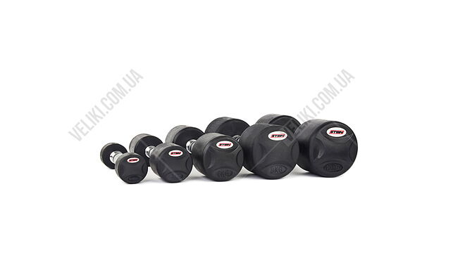 Гантель Stein Rubber Dumbbell 6 кг - дополнительное фото 2
