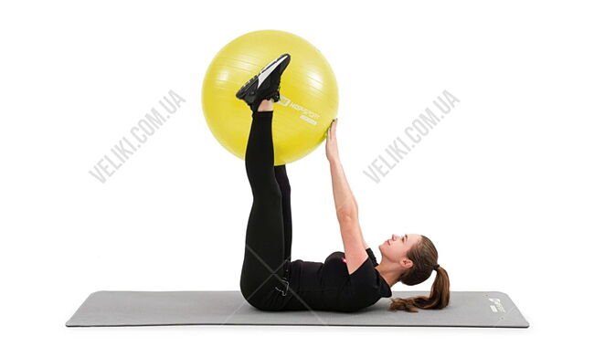 Фітбол Hop-Sport HS-R045YB 45 см + насос - дополнительное фото 7