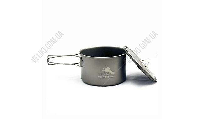 Котелок Toaks Titanium Pot Light 700 мл - дополнительное фото 2