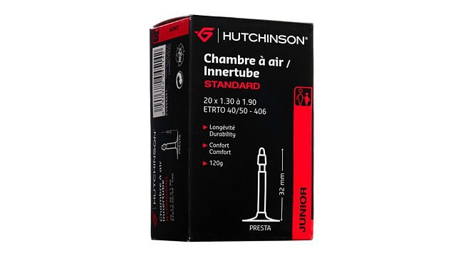 Камера 20" Hutchinson Standard Junior 20x1.3-1.9" Presta 32 мм - фото 1