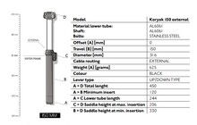 Дроппер PRO Koryak External 31.6/150 мм - дополнительное фото 1