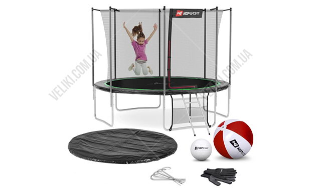 Батут Hop-Sport 10ft внутренняя сетка 305 см - дополнительное фото 6