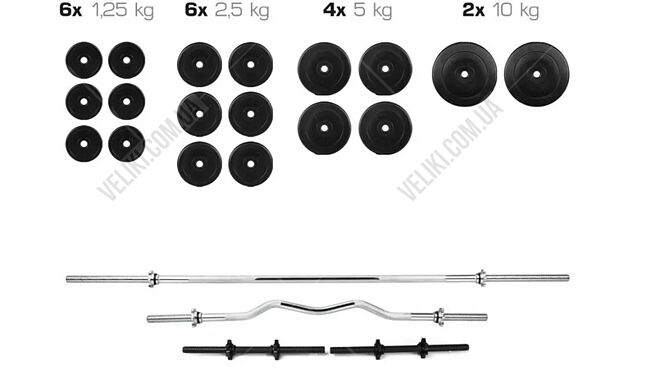 Набір WCG 80 кг - дополнительное фото 1