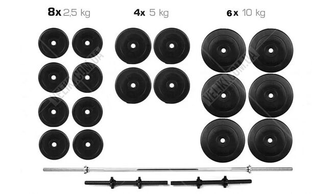 Набор WCG Premium 110 кг - дополнительное фото 1