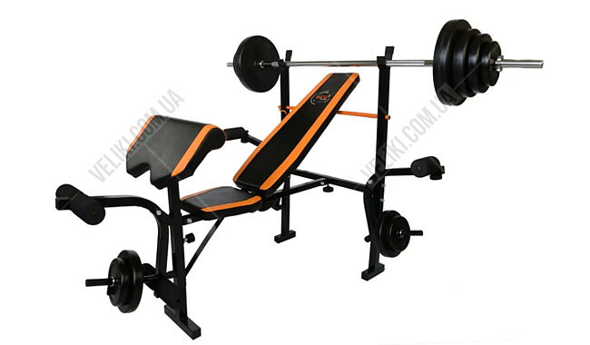 Скамья для жима WCG 0055 с приставкой Скотта - дополнительное фото 3