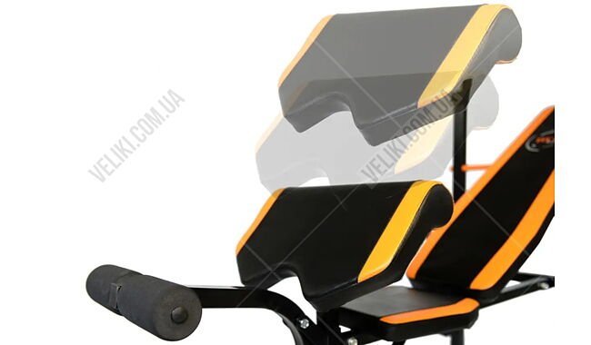 Скамья для жима WCG 0055 с приставкой Скотта - дополнительное фото 7