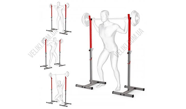 Стойки под штангу WCG RG-100 - дополнительное фото 1