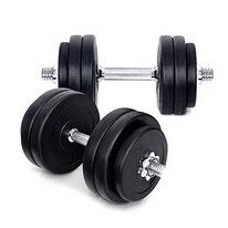 Гантелі WCG з металевим грифом 2х15 кг