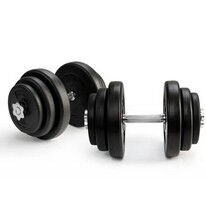 Гантелі WCG з металевим грифом 2х20 кг