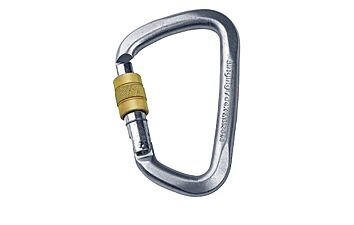 Карабин Singing Rock D Steel Lock Screw Gate 50kN