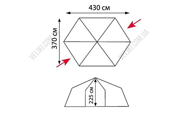Палатка Tramp Lite Mosquito - дополнительное фото 1