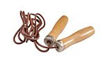 Скакалка LiveUp Jump Rope Leather - фото 1