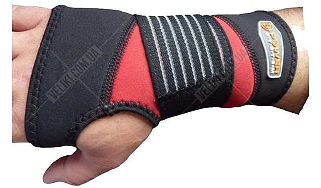 Бінт кистьовий Power System PS-6010 NEO Wrist Support - дополнительное фото 1