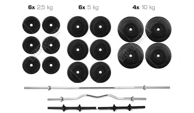 Набор WCG Premium 101 кг - дополнительное фото 1