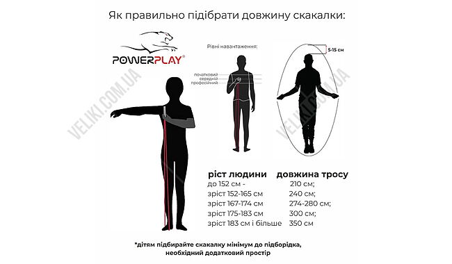 Скакалка PowerPlay 4211 - дополнительное фото 5