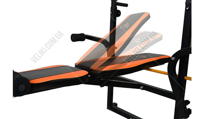 Лава для жиму WCG 0070+Брусья+Приставка Скотта - дополнительное фото 3