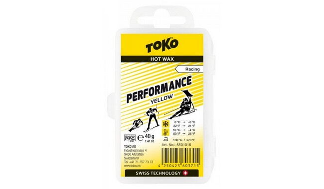 Парафин Toko TripleX Performance Yellow 40 г - фото 1
