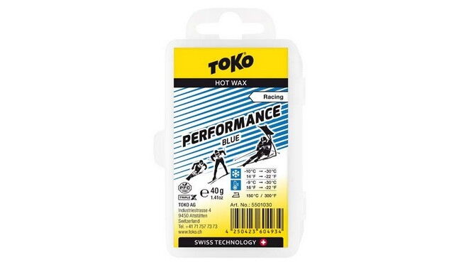 Парафин Toko TripleX Performance Blue 40 г - фото 1