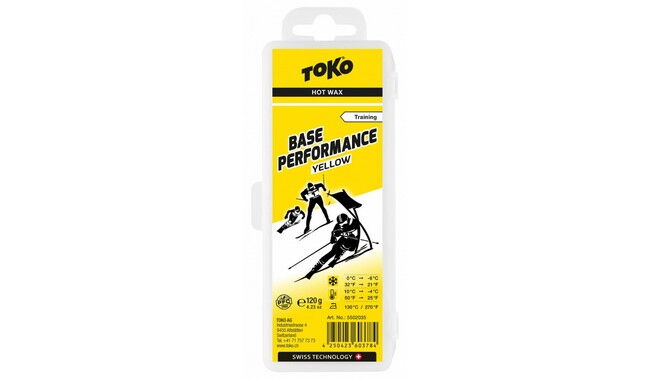 Парафін Toko Base Performance Hot Wax Yellow 120 г - фото 1