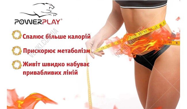 Пояс для похудения PowerPlay 4301 - дополнительное фото 2