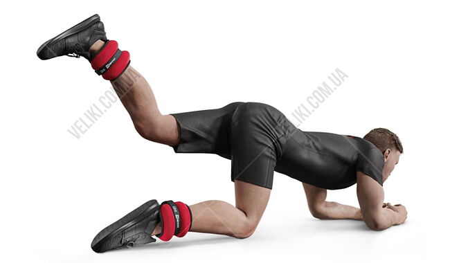 Обтяжувачі для щиколоток та зап'ясть Hop-Sport 2x1.5 кг - дополнительное фото 3