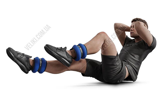 Утяжелители для щиколоток и запястий Hop-Sport 2x2 кг - дополнительное фото 3