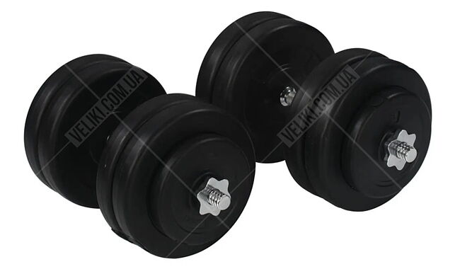 Гантелі WCG 2х25 кг - дополнительное фото 7