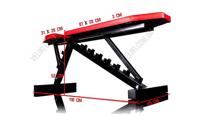Скамья для жима WCG Pro-10 - дополнительное фото 5