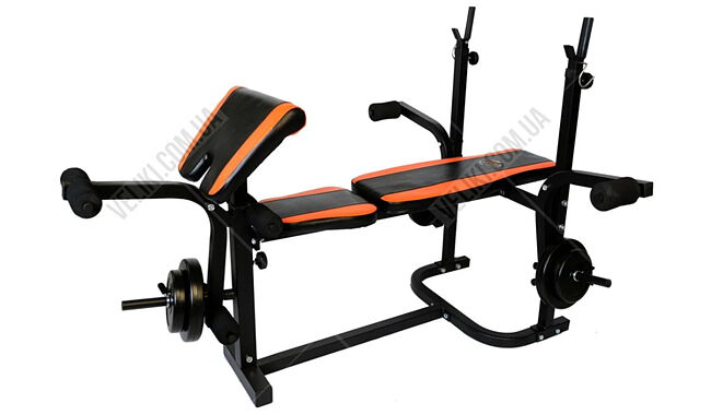 Лава для жиму WCG 0020 з Тягою та партою Скотта - дополнительное фото 2