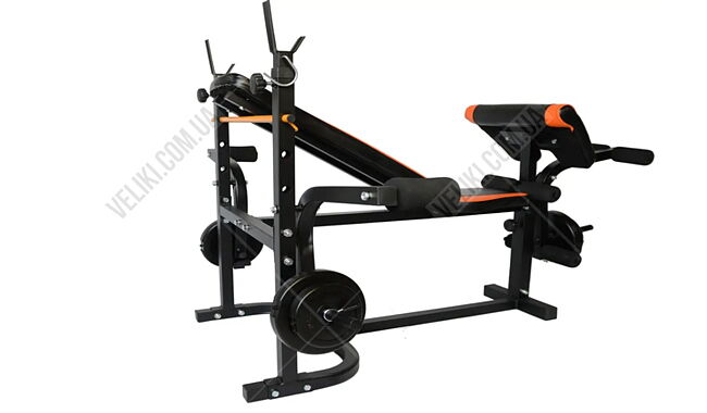 Лава для жиму WCG 0020 з Тягою та партою Скотта - дополнительное фото 3